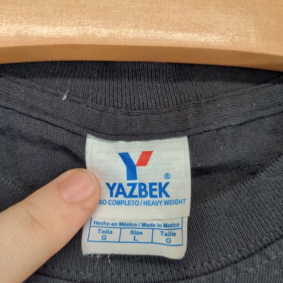 Yazbek Mens Travis Scott Bear Sicko Mode Cactus Jack Graphic T-Shirt Black Large - Picture 10 of 14